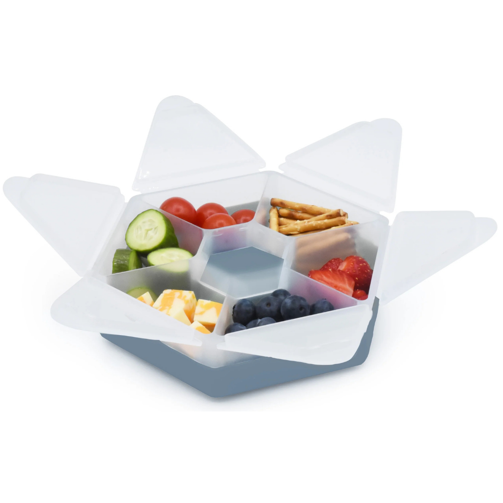 Melii - Hexagon snackbox met 6 compartimenten