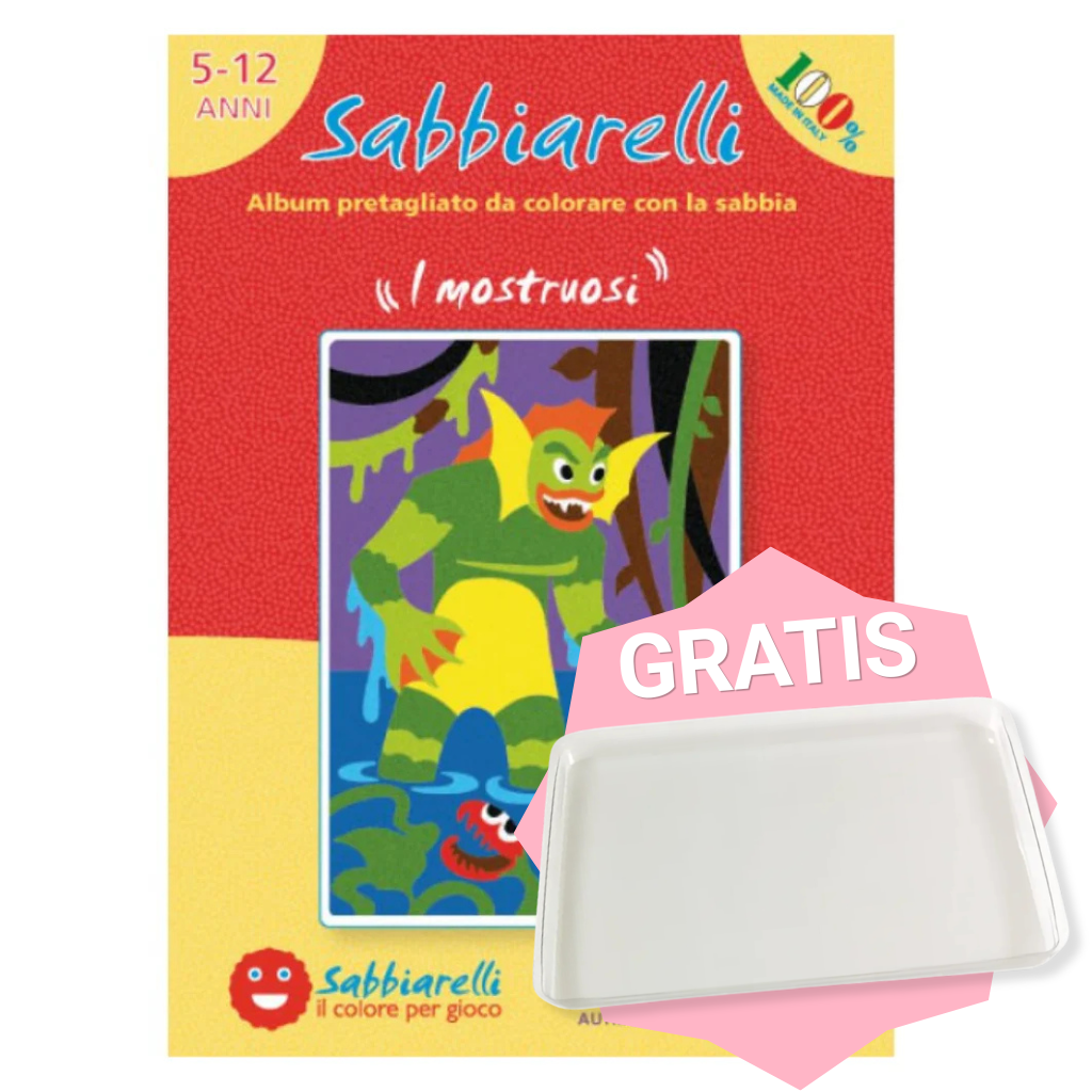 Zandschilderen - Tekeningen set + GRATIS transparant onderblad