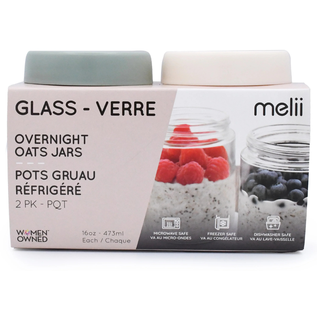 Melii - Glazen potten overnight oats