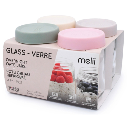 Melii - Glazen potten overnight oats