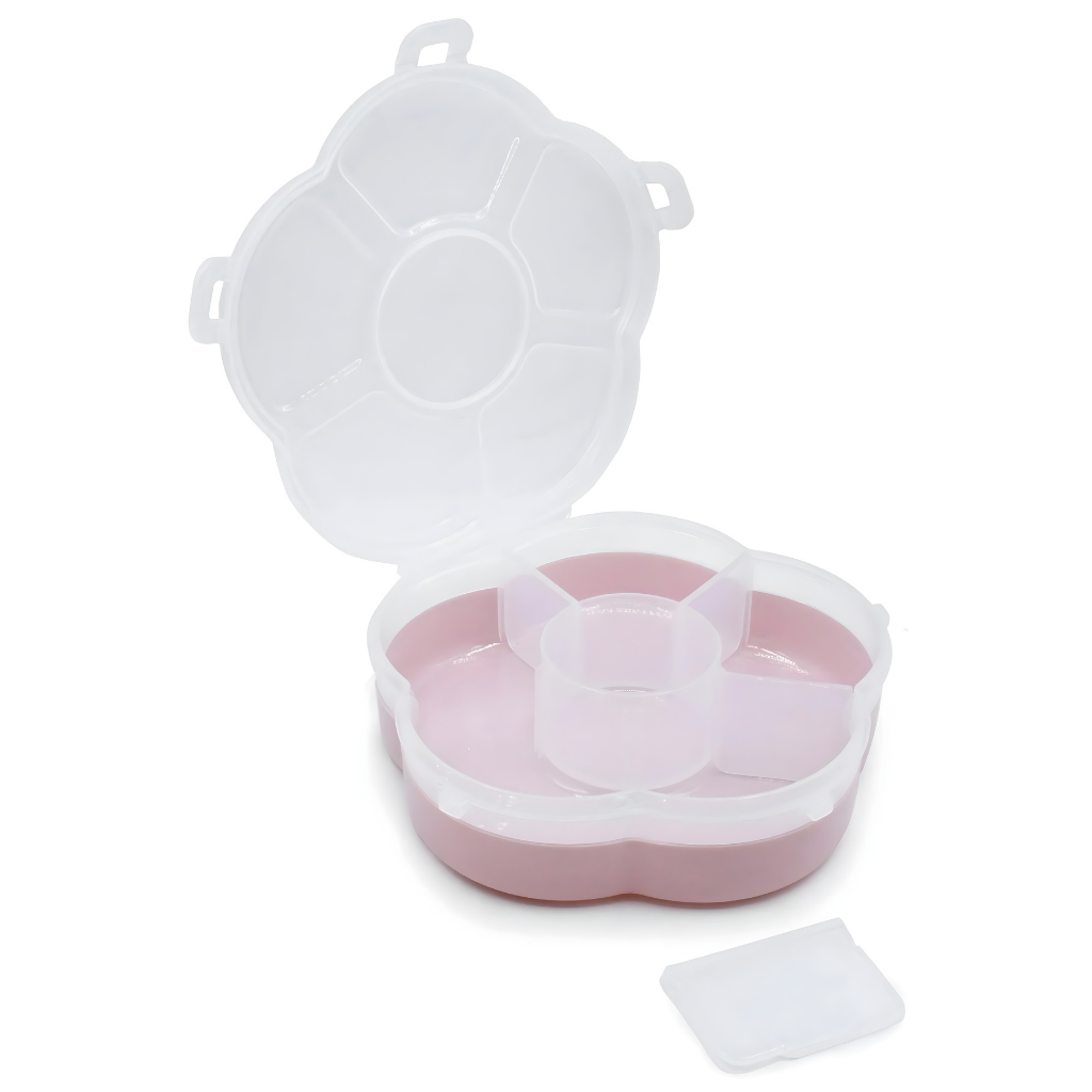 Melii - Flower snackbox met 6 compartimenten