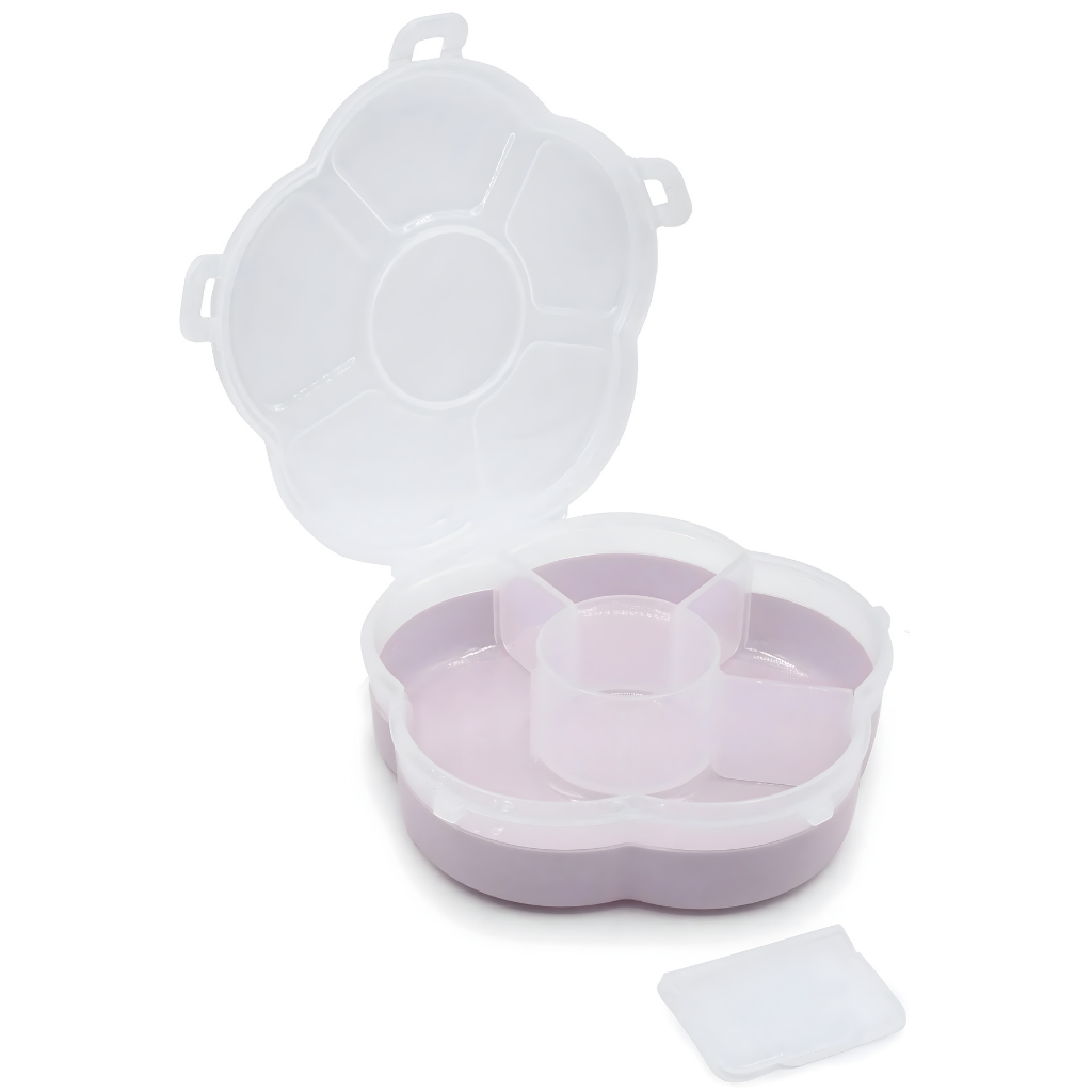 Melii - Flower snackbox met 6 compartimenten