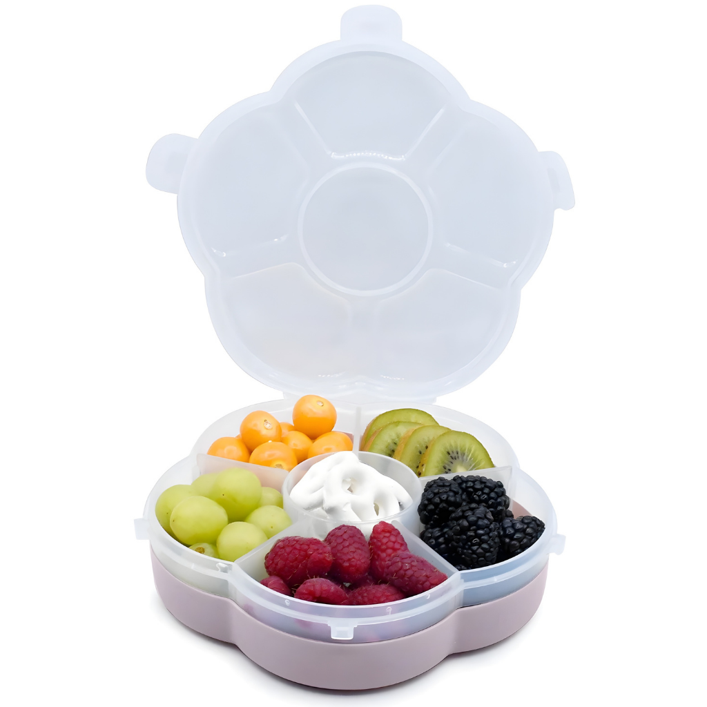 Melii - Flower snackbox met 6 compartimenten