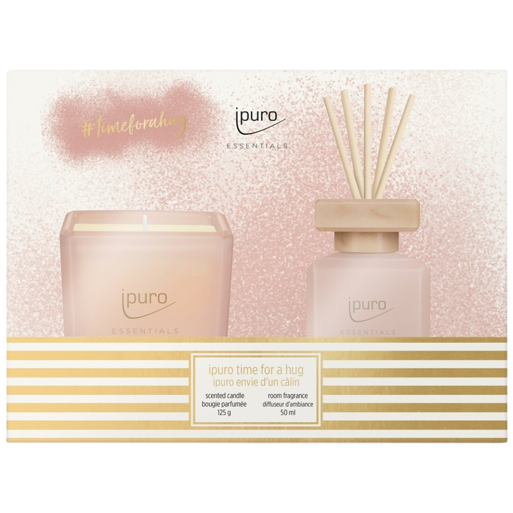 Giftset met geurstokjes & kaars