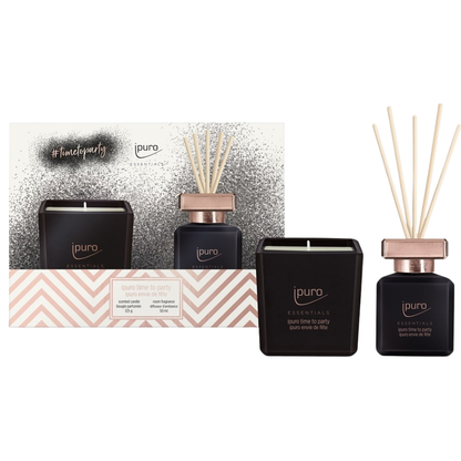 Giftset met geurstokjes & kaars