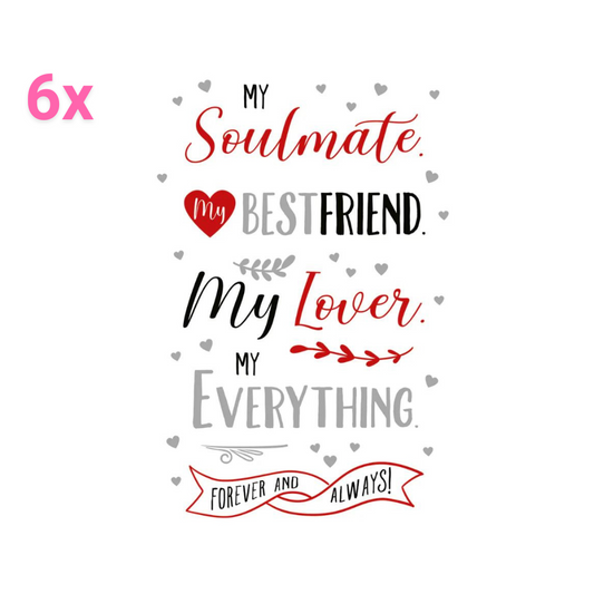 Liefdeskaart  - My soulmate