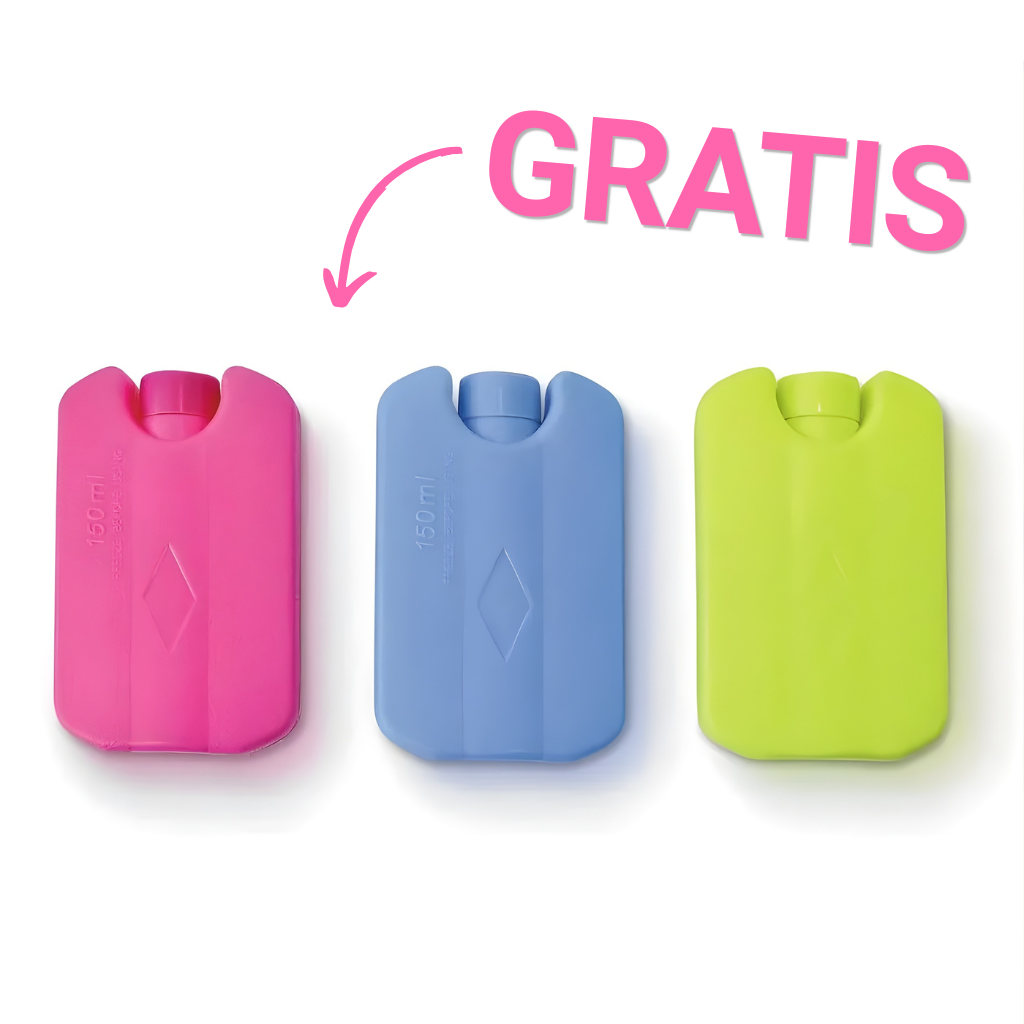 Koeltas Hanging - On The Go & Drinkfles koeltas 1,5L + GRATIS Ice Bricks