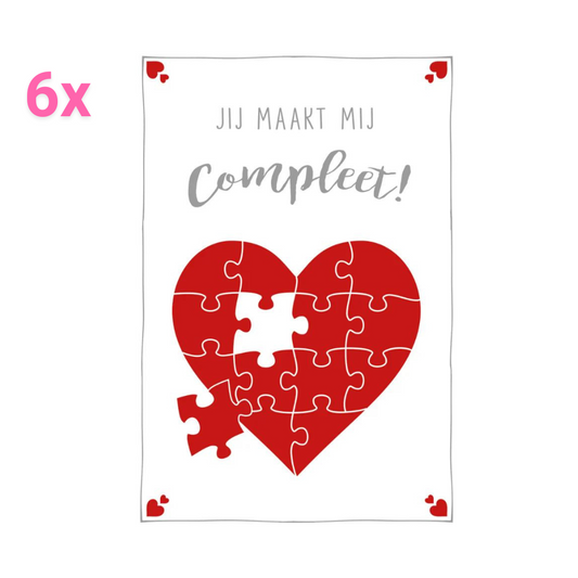 Liefdeskaart - Jij maakt me compleet