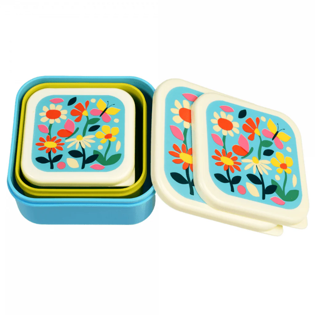 Lunch- en snackdoosjes (Set van 3) - Small