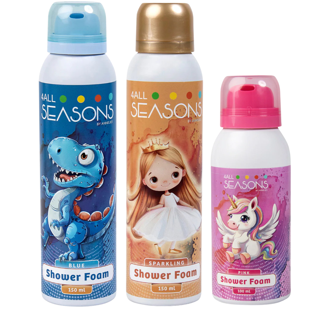 2+1 GRATIS - 2x 4All Seasons Shower Foam 150 ml + 1x Shower Foam 100 ml GRATIS