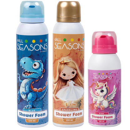 2+1 GRATIS - 2x 4All Seasons Shower Foam 150 ml + 1x Shower Foam 100 ml GRATIS