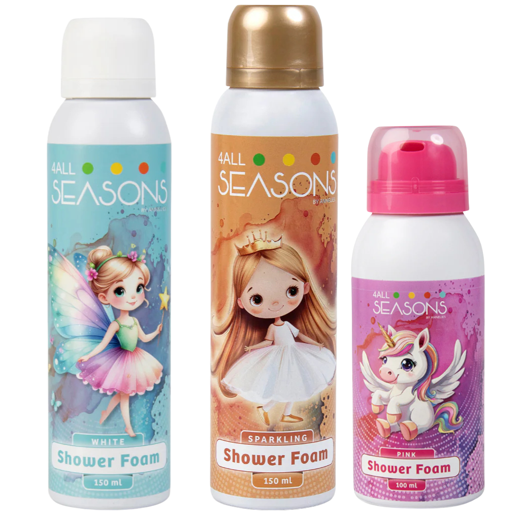 2+1 GRATIS - 2x 4All Seasons Shower Foam 150 ml + 1x Shower Foam 100 ml GRATIS