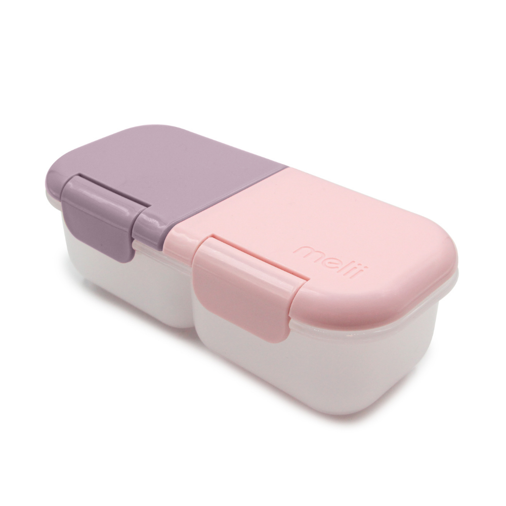 Melii - Snackbox met 2 compartimenten - 2 stuks