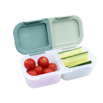 Melii - Snackbox met 2 compartimenten - 2 stuks