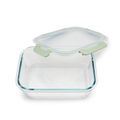 Melii - Glazen bewaarbakjes 1040 ml - 2 stuks
