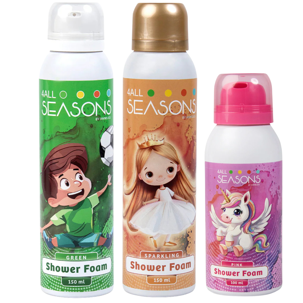 2+1 GRATIS - 2x 4All Seasons Shower Foam 150 ml + 1x Shower Foam 100 ml GRATIS