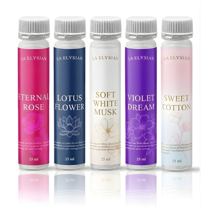 Elysian wasparfum testpakket met wasdrogerballen - 6 stuks