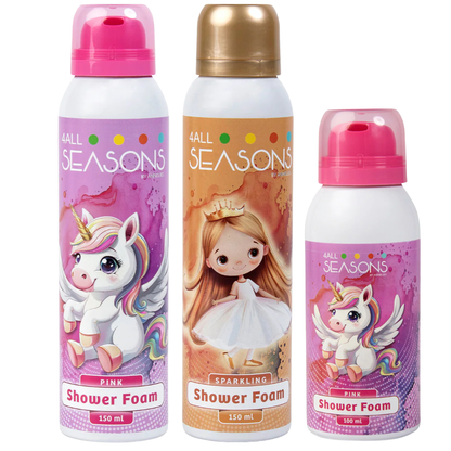 2+1 GRATIS - 2x 4All Seasons Shower Foam 150 ml + 1x Shower Foam 100 ml GRATIS