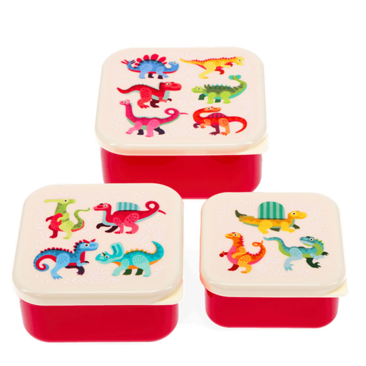 Lunch- en snackdoosjes (Set van 3) - Small