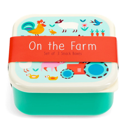 Lunch- en snackdoosjes (Set van 3) - Small