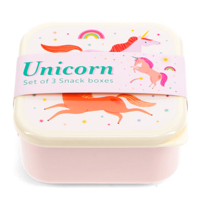 Lunch- en snackdoosjes (Set van 3) - Small