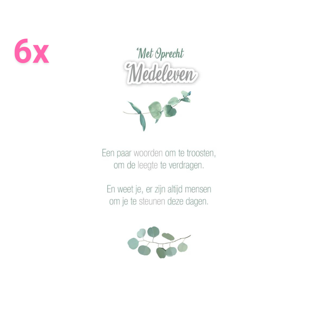 Rouwkaart - Een paar woorden om te troosten