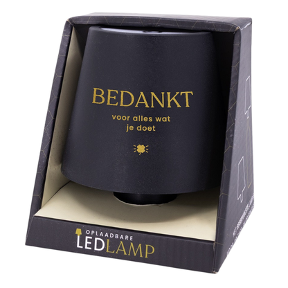 LED oplaadbare fleslamp - Bedankt voor alles