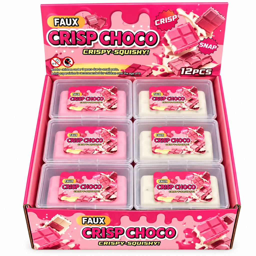 Squishy ASMR Fidget - Chocolate White/Rose