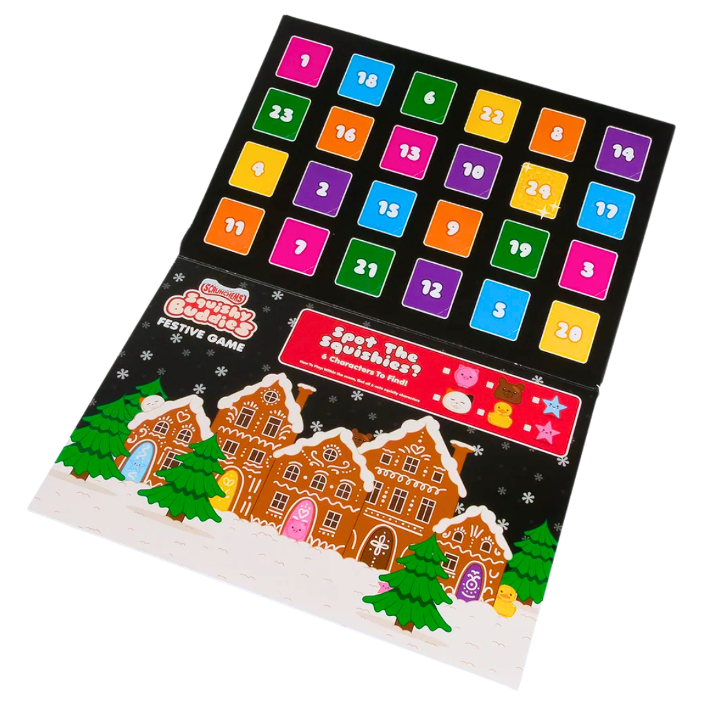 Scrunchems adventskalender - Squishy Buddies 24 figuren