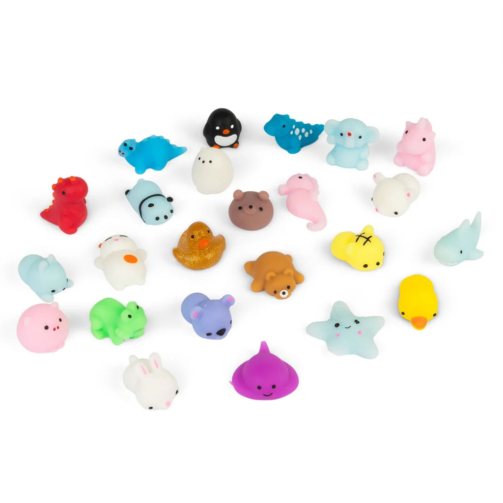 Scrunchems adventskalender - Squishy Buddies 24 figuren
