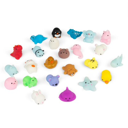 Scrunchems adventskalender - Squishy Buddies 24 figuren