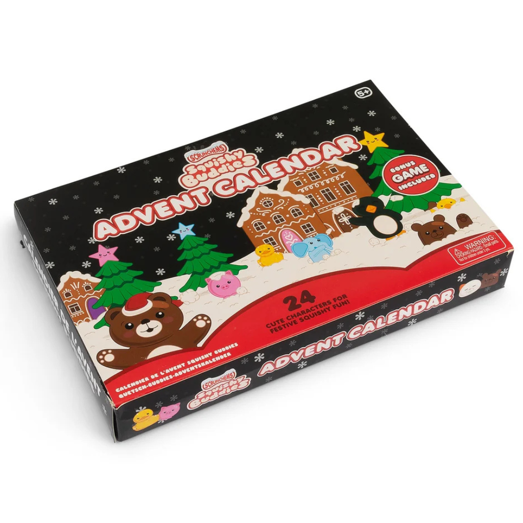 Scrunchems adventskalender - Squishy Buddies 24 figuren