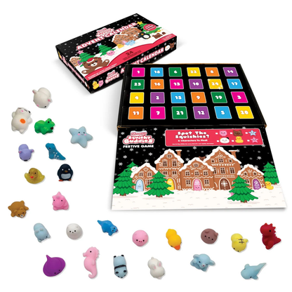 Scrunchems adventskalender - Squishy Buddies 24 figuren