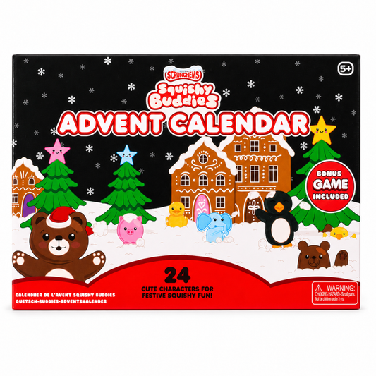 Scrunchems adventskalender - Squishy Buddies 24 figuren