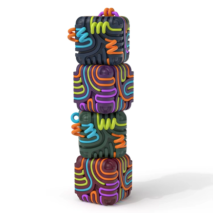 3D sensorische fidget kubus