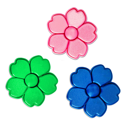 Bloem fidget spinner met klikker