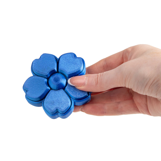 Bloem fidget spinner met klikker
