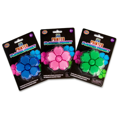 Bloem fidget spinner met klikker