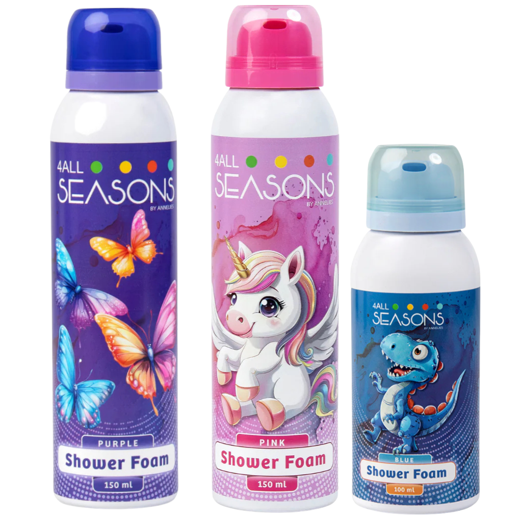 2+1 GRATIS - 2x 4All Seasons Shower Foam 150 ml + 1x Shower Foam 100 ml GRATIS