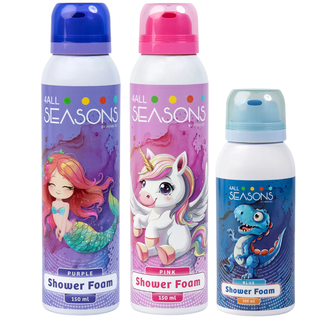 2+1 GRATIS - 2x 4All Seasons Shower Foam 150 ml + 1x Shower Foam 100 ml GRATIS