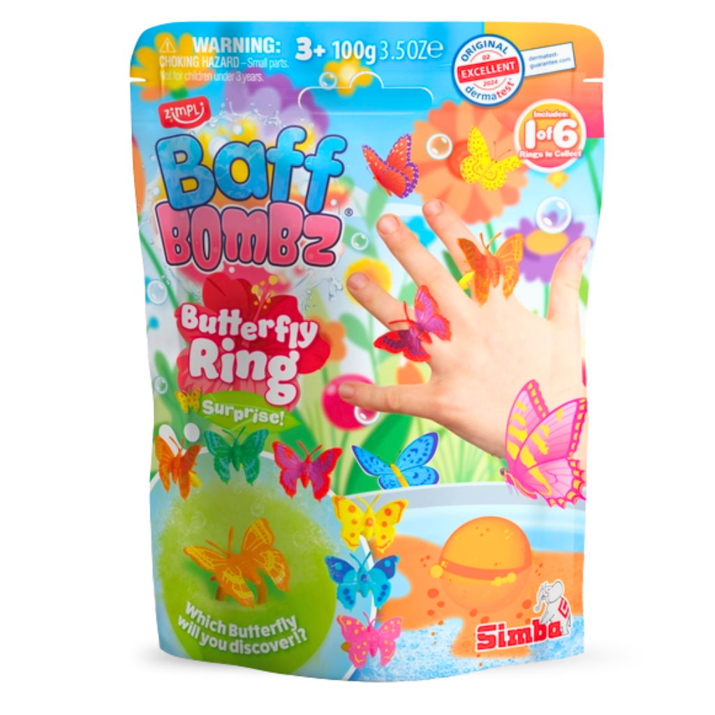 Bruisbal met surprise vlinderring - 100 gram