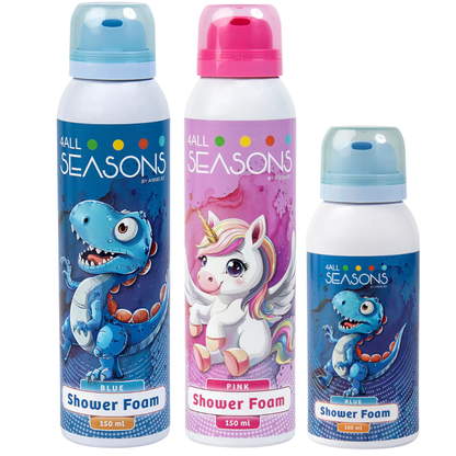 2+1 GRATIS - 2x 4All Seasons Shower Foam 150 ml + 1x Shower Foam 100 ml GRATIS