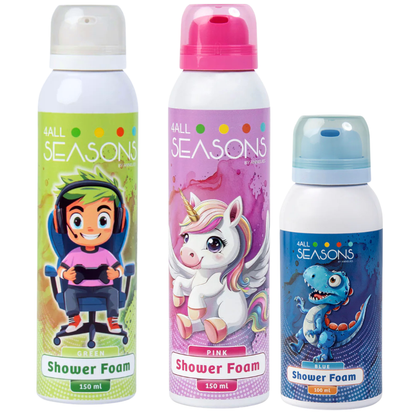 2+1 GRATIS - 2x 4All Seasons Shower Foam 150 ml + 1x Shower Foam 100 ml GRATIS