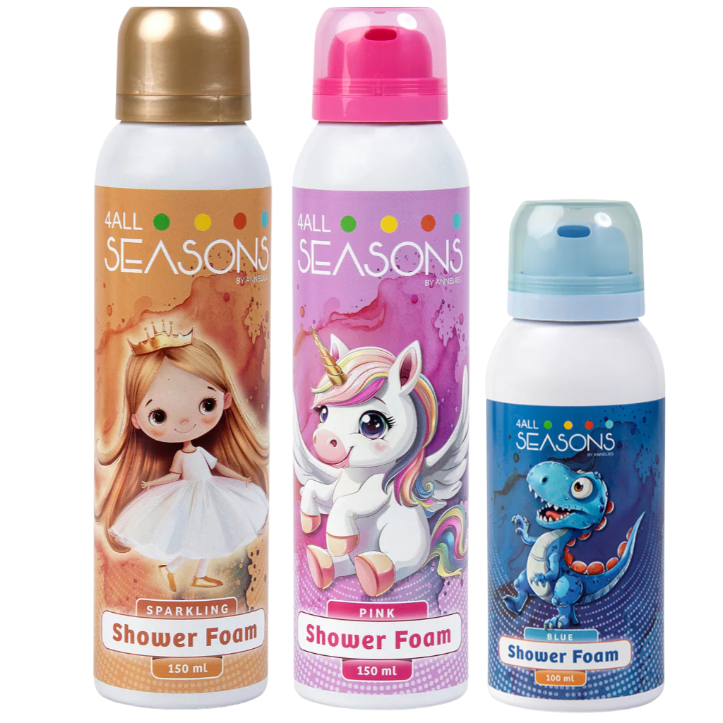 2+1 GRATIS - 2x 4All Seasons Shower Foam 150 ml + 1x Shower Foam 100 ml GRATIS