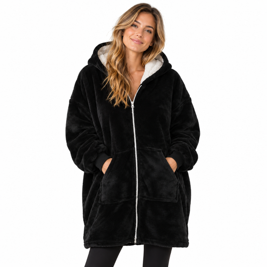 Cuddle Hoodie Ruby met rits