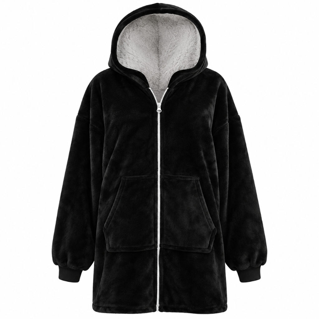 Cuddle Hoodie Ruby met rits