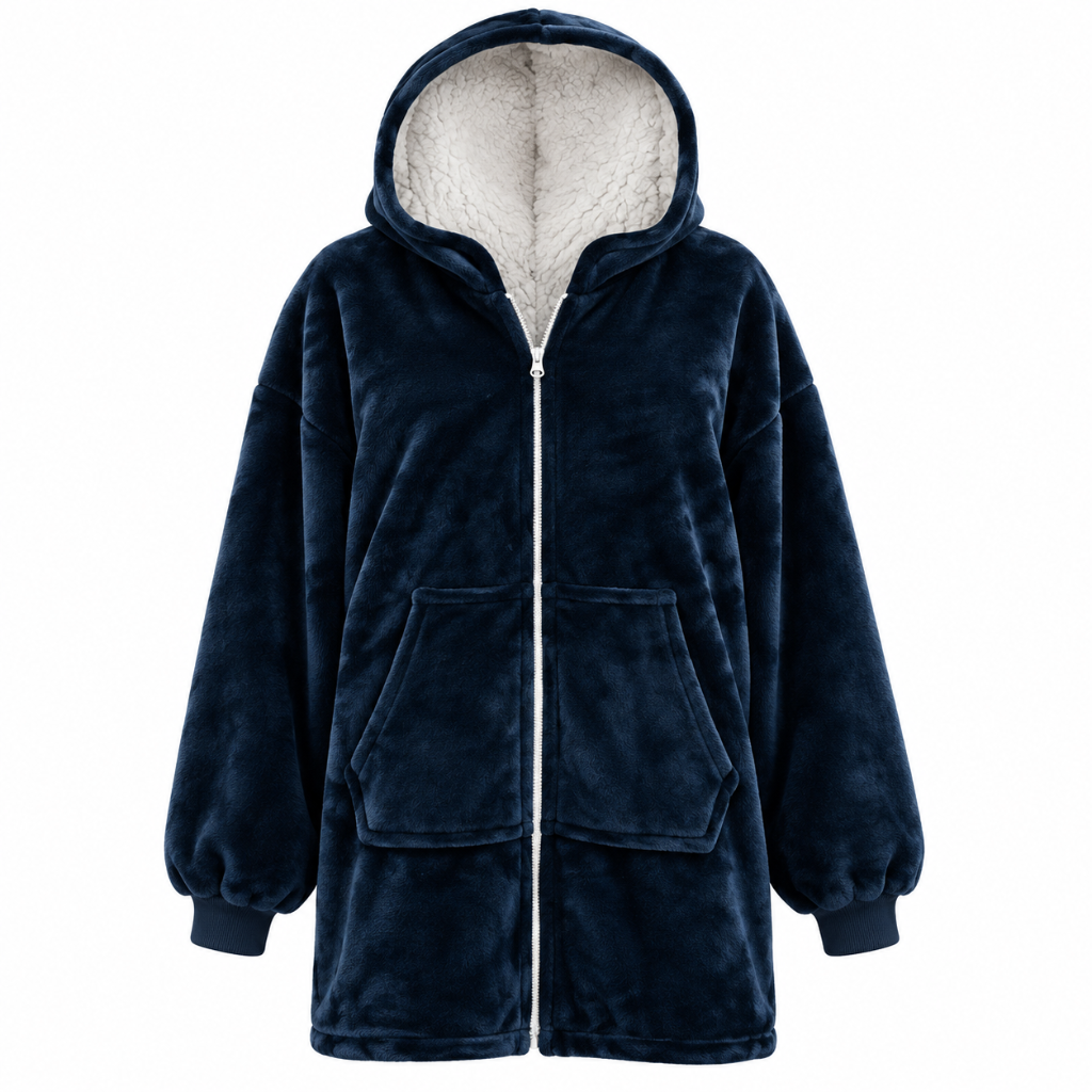 Cuddle Hoodie Ruby met rits