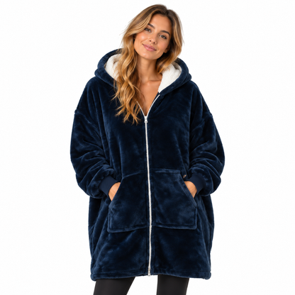 Cuddle Hoodie Ruby met rits
