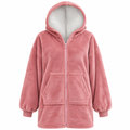 Cuddle Hoodie Ruby met rits