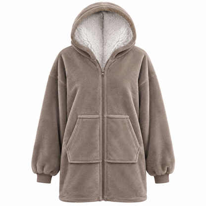 Cuddle Hoodie Ruby met rits